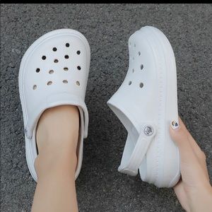 White crocs like